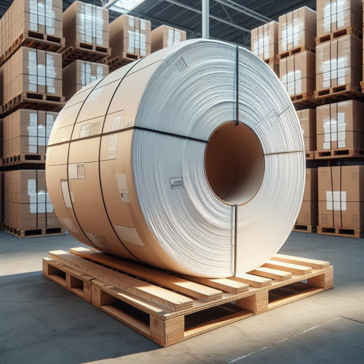 craft white roll on pallet