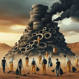 The environmental impact of tire waste