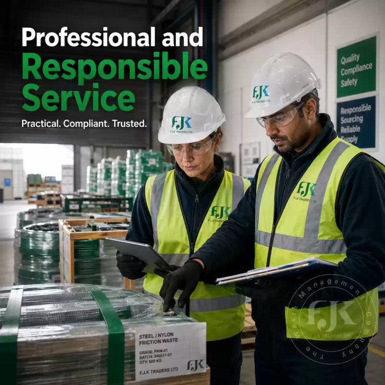 Professional and responsible service by FJK TRADERS LTD