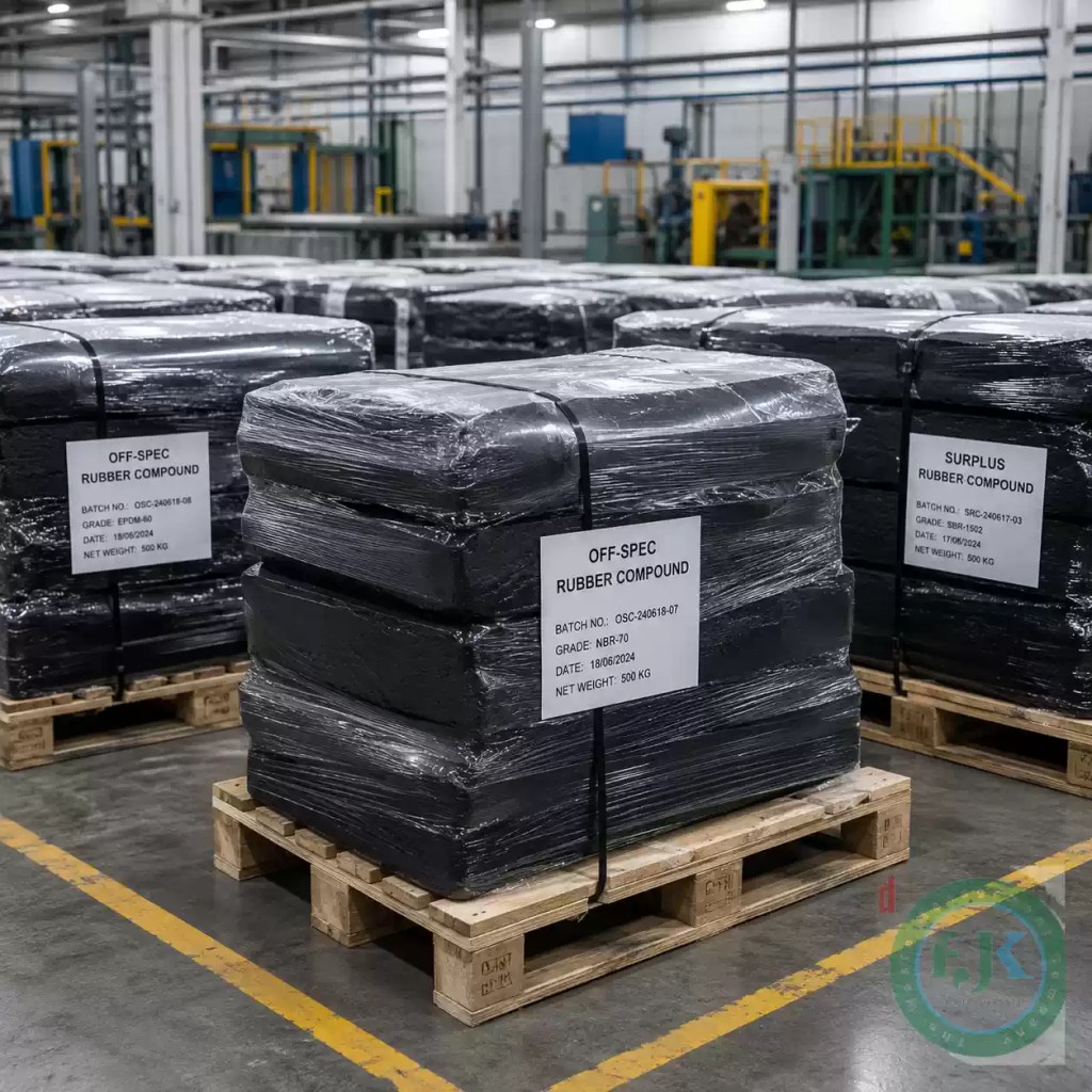 Industrial rubber waste assessment from enquiry to collection